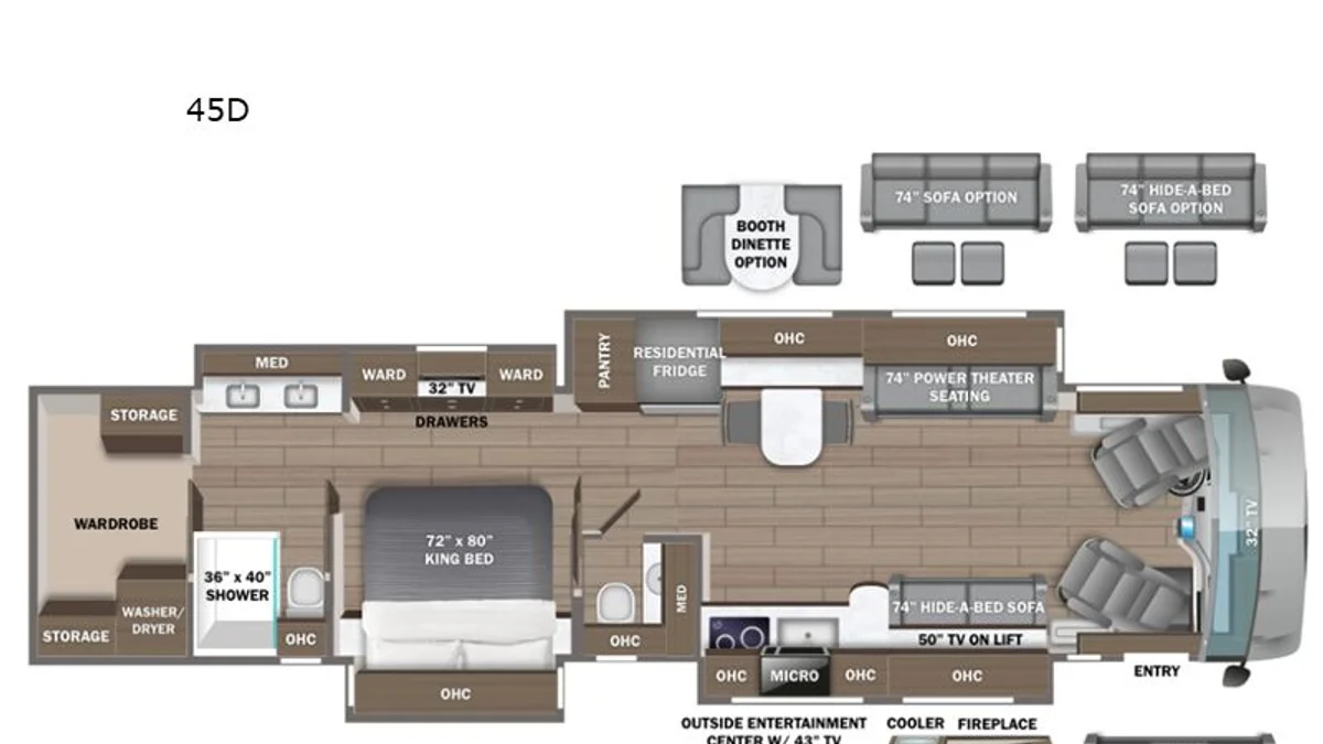 2025 Entegra Cornerstone 45D